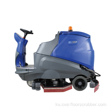 battery charge ride on floor scrubber dryer